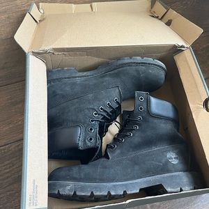 Men’s Black Waterproof Timberland Boots - Size 9.5